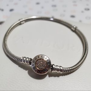 SOLD PANDORA two tone bracelet